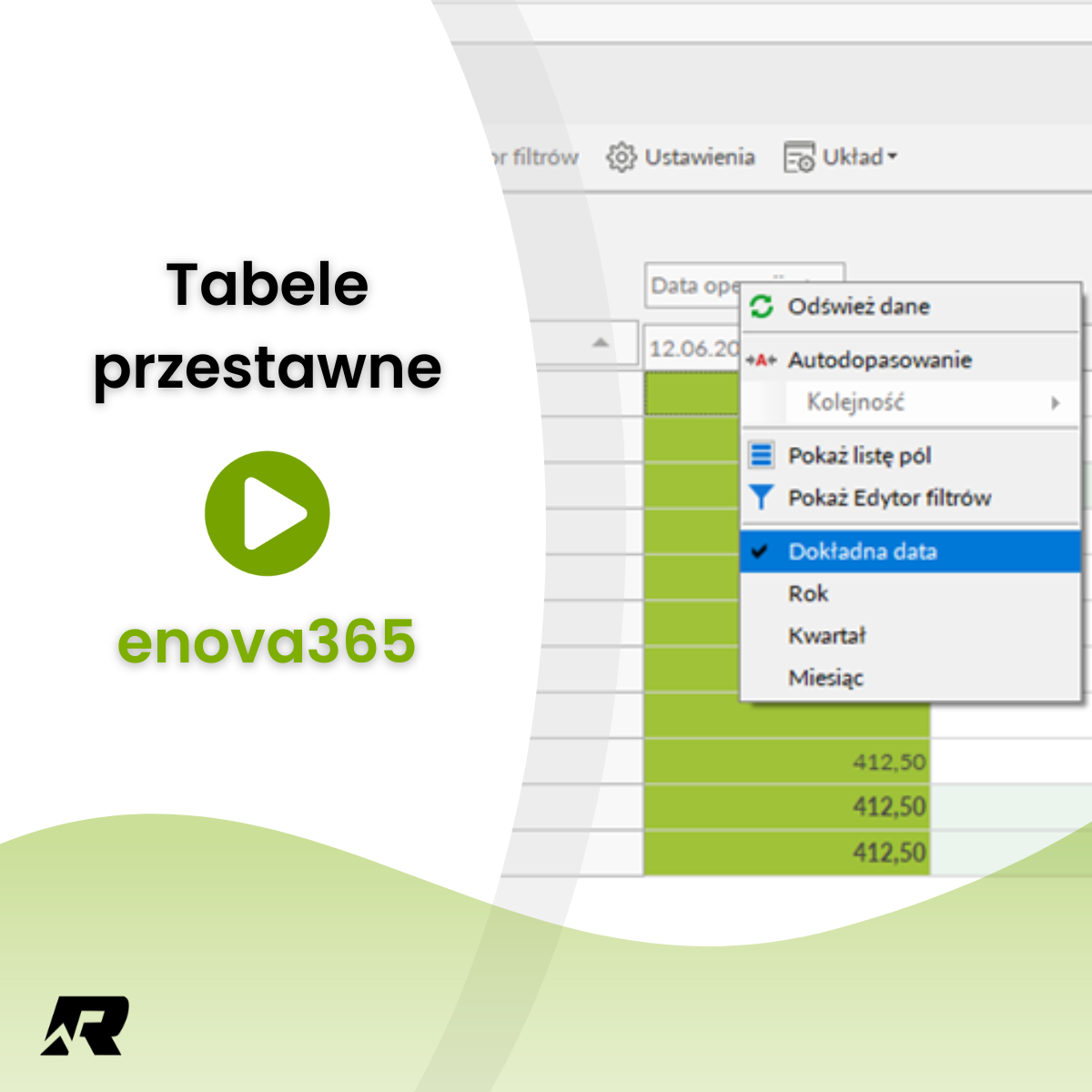 Tabele przestawne w systemie enova365 – jak z nich korzystać?