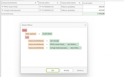 Business Intelligence Tabele Przestawne enova365_7